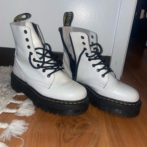 Dr. Martens smooth leather jaden platform boot